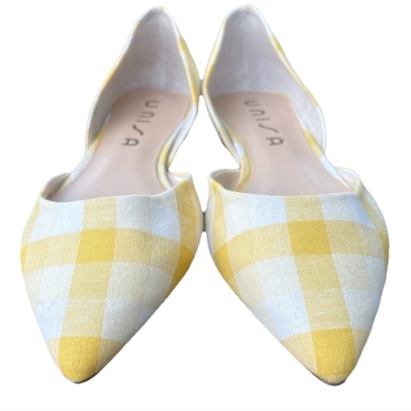 Unisa Yellow Gingham Flats – Women’s Size 8M - NWOT - Picture 6 of 6